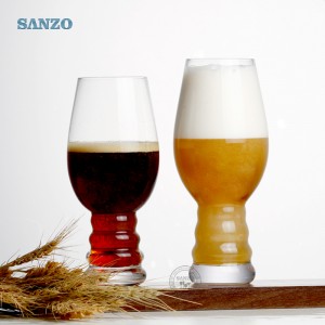 Sanzo Bar Creative Crescent Shape Juice Olutrumpulasi Muokattu koko Juomaolutlasi Henkilökohtaiset olutlasit
