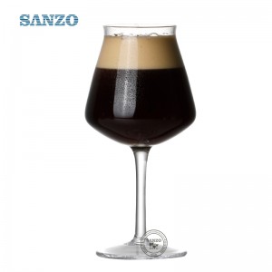 Sanzo alkoholijuomalasi räätälöity käsintehty kirkas olut Steins täydellinen olutlasi